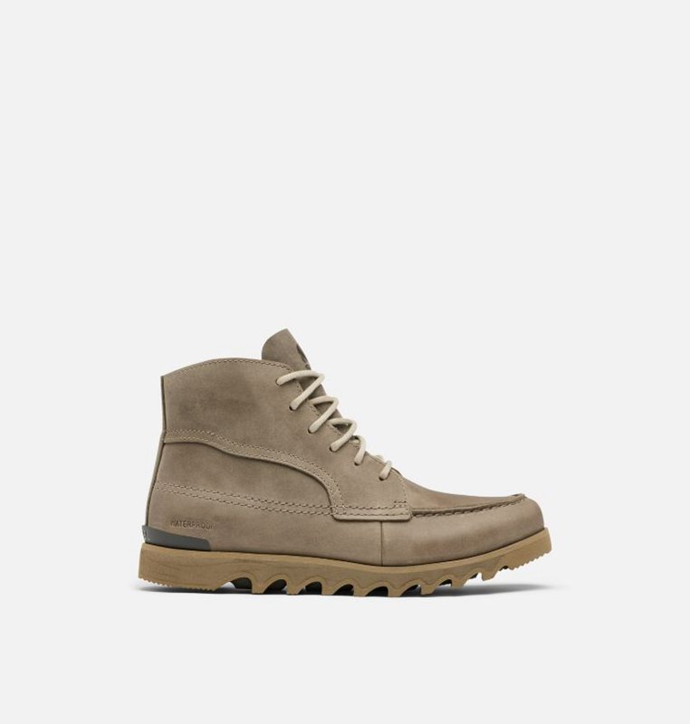 Mens Booties Khaki - Sorel Kezar™ Moc - 395-YTFKNW